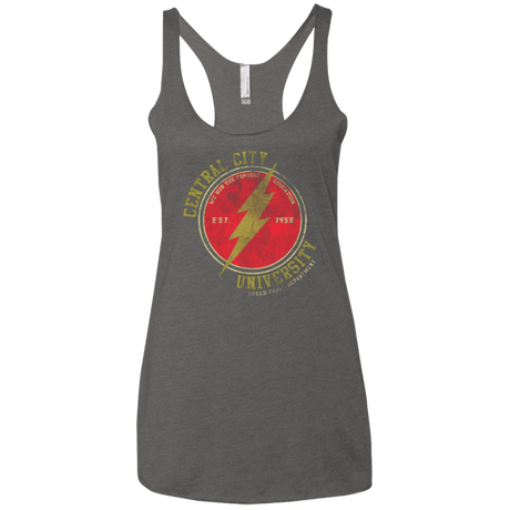T-Shirts Premium Heather / X-Small Central City U Women's Triblend Racerback Tank