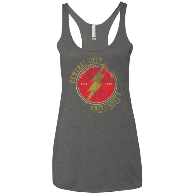 T-Shirts Premium Heather / X-Small Central City U Women's Triblend Racerback Tank