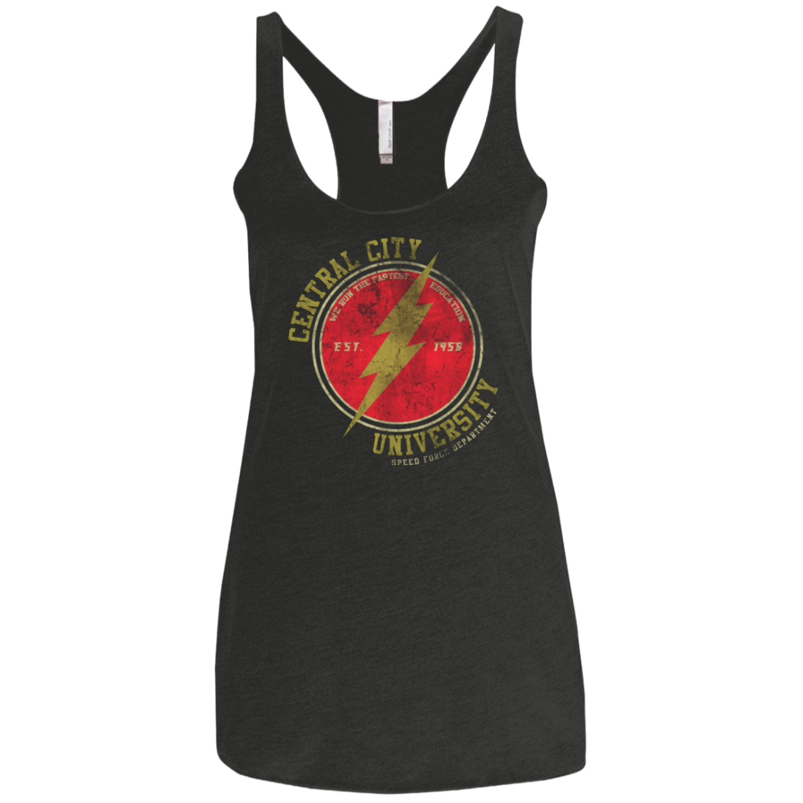T-Shirts Vintage Black / X-Small Central City U Women's Triblend Racerback Tank