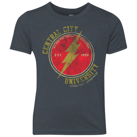 T-Shirts Vintage Navy / YXS Central City U Youth Triblend T-Shirt
