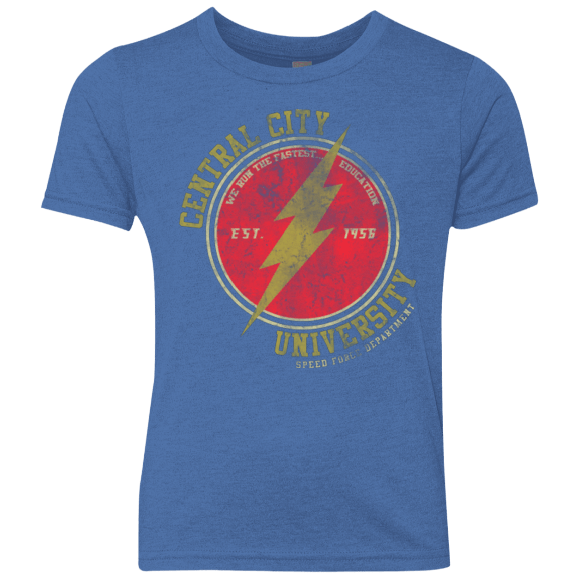 T-Shirts Vintage Royal / YXS Central City U Youth Triblend T-Shirt