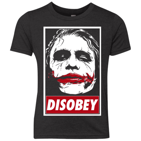 T-Shirts Vintage Black / YXS Chaos and Disobey Youth Triblend T-Shirt