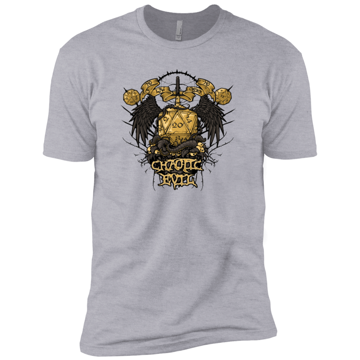 T-Shirts Heather Grey / YXS CHAOTIC EVIL Boys Premium T-Shirt