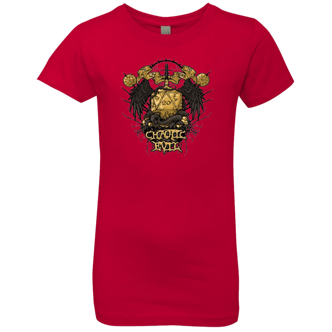 T-Shirts Red / YXS CHAOTIC EVIL Girls Premium T-Shirt