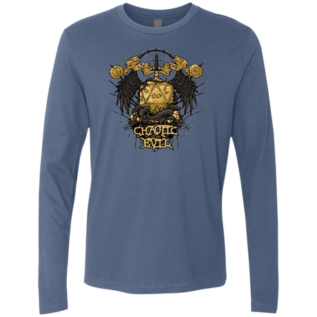 T-Shirts Indigo / Small CHAOTIC EVIL Men's Premium Long Sleeve