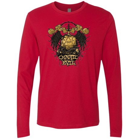 T-Shirts Red / Small CHAOTIC EVIL Men's Premium Long Sleeve