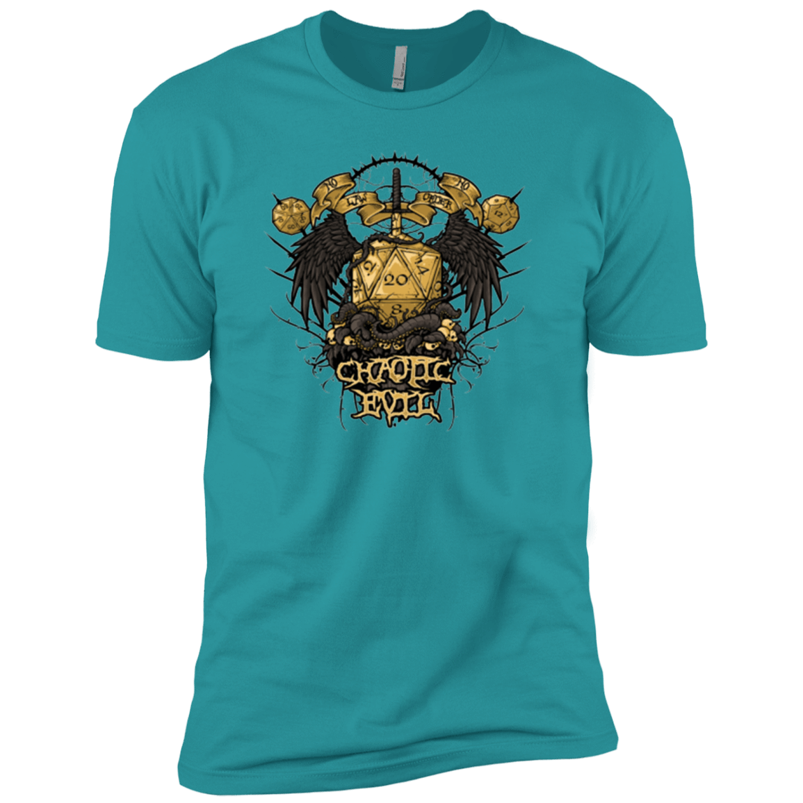 T-Shirts Tahiti Blue / X-Small CHAOTIC EVIL Men's Premium T-Shirt