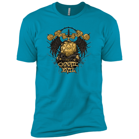 T-Shirts Turquoise / X-Small CHAOTIC EVIL Men's Premium T-Shirt