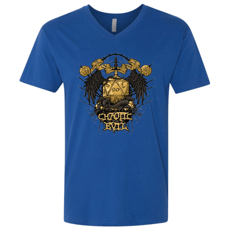 T-Shirts Royal / X-Small CHAOTIC EVIL Men's Premium V-Neck