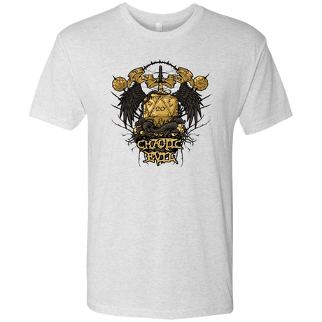 T-Shirts Heather White / Small CHAOTIC EVIL Men's Triblend T-Shirt
