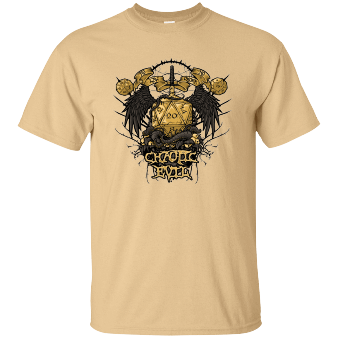 T-Shirts Vegas Gold / Small CHAOTIC EVIL T-Shirt