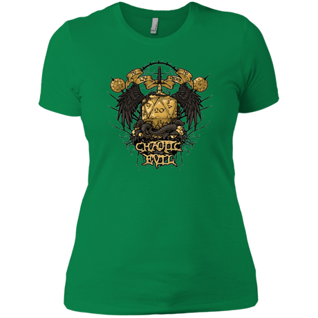 T-Shirts Kelly Green / X-Small CHAOTIC EVIL Women's Premium T-Shirt