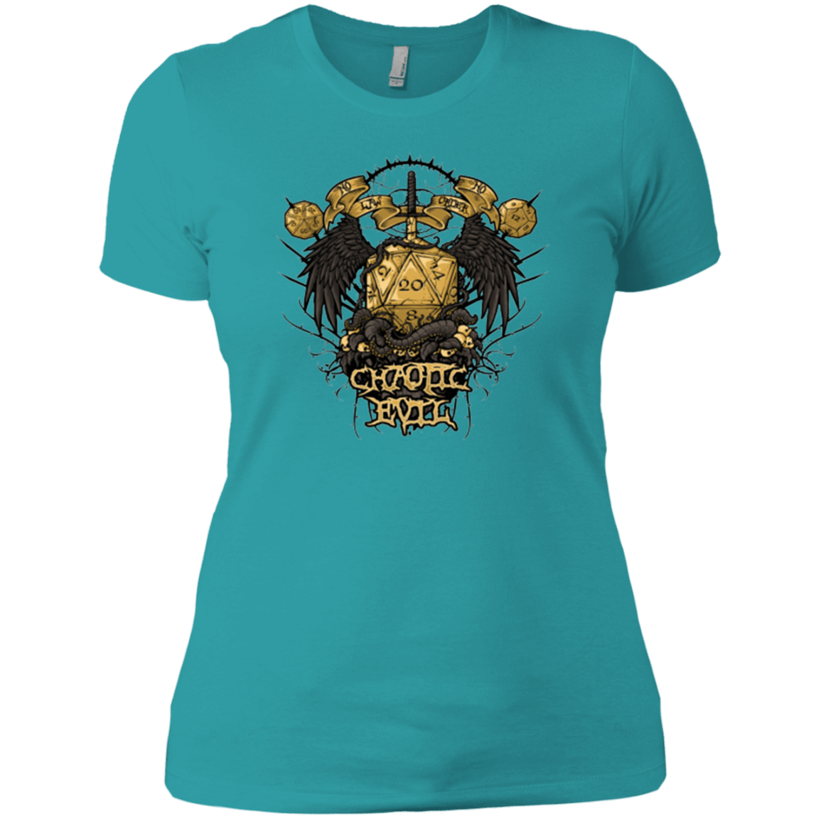 T-Shirts Tahiti Blue / X-Small CHAOTIC EVIL Women's Premium T-Shirt