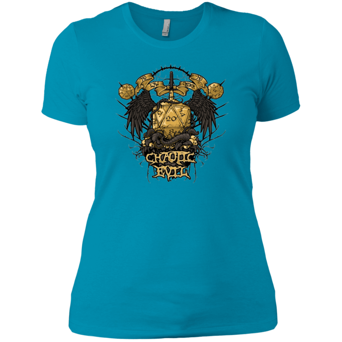 T-Shirts Turquoise / X-Small CHAOTIC EVIL Women's Premium T-Shirt