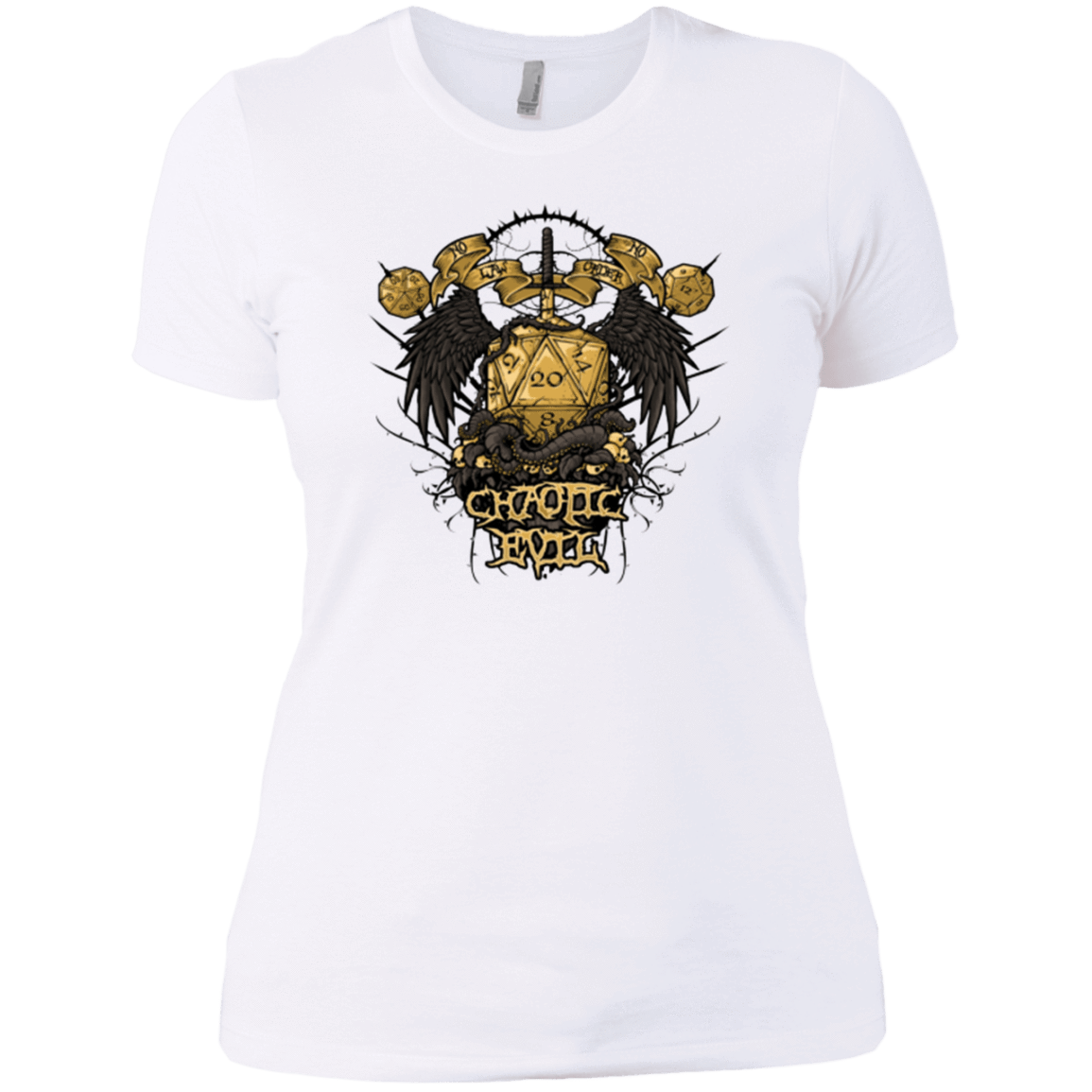 T-Shirts White / X-Small CHAOTIC EVIL Women's Premium T-Shirt