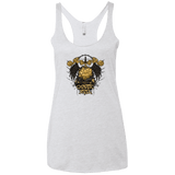 T-Shirts Heather White / X-Small CHAOTIC EVIL Women's Triblend Racerback Tank