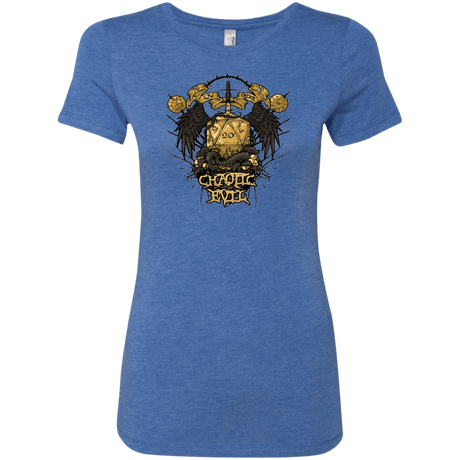 T-Shirts Vintage Royal / Small CHAOTIC EVIL Women's Triblend T-Shirt