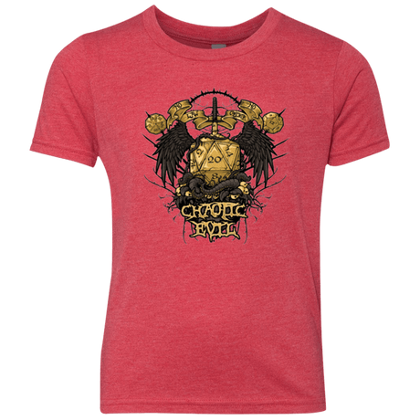 T-Shirts Vintage Red / YXS CHAOTIC EVIL Youth Triblend T-Shirt
