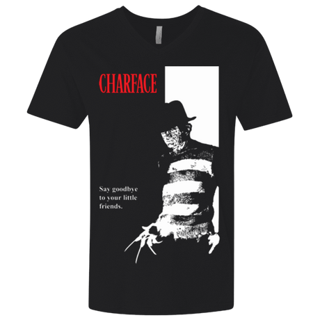 T-Shirts Black / X-Small Charface Men's Premium V-Neck