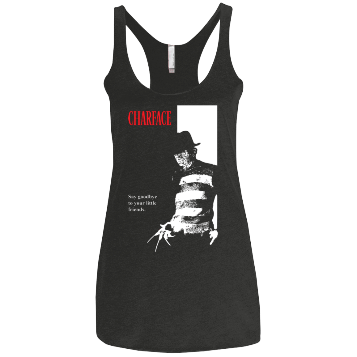 T-Shirts Vintage Black / X-Small Charface Women's Triblend Racerback Tank