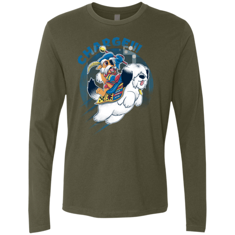 T-Shirts Military Green / Small Charge Men's Premium Long Sleeve