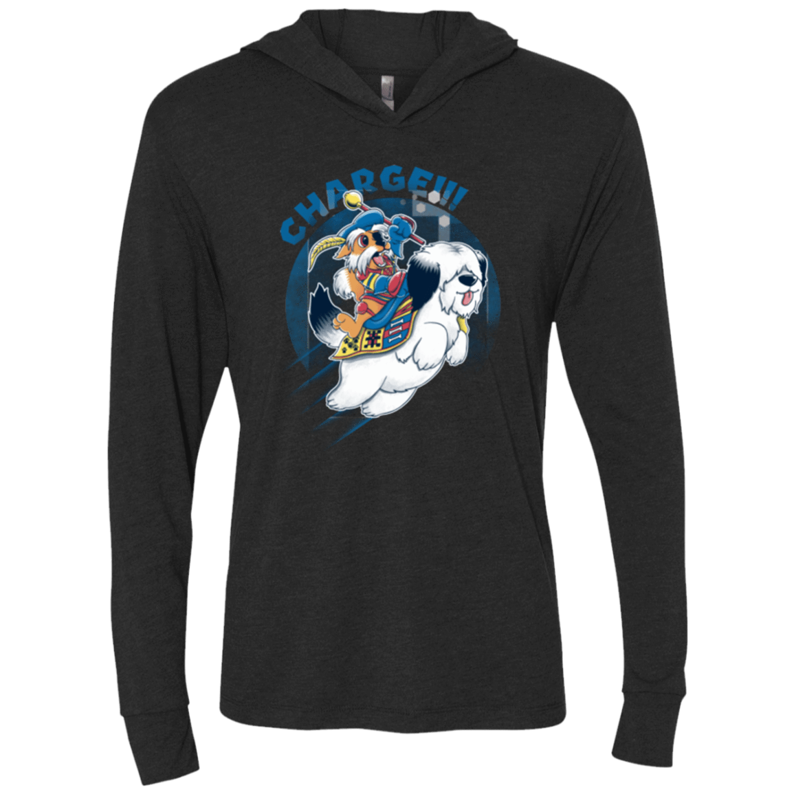 T-Shirts Vintage Black / X-Small Charge Triblend Long Sleeve Hoodie Tee