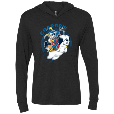 T-Shirts Vintage Black / X-Small Charge Triblend Long Sleeve Hoodie Tee