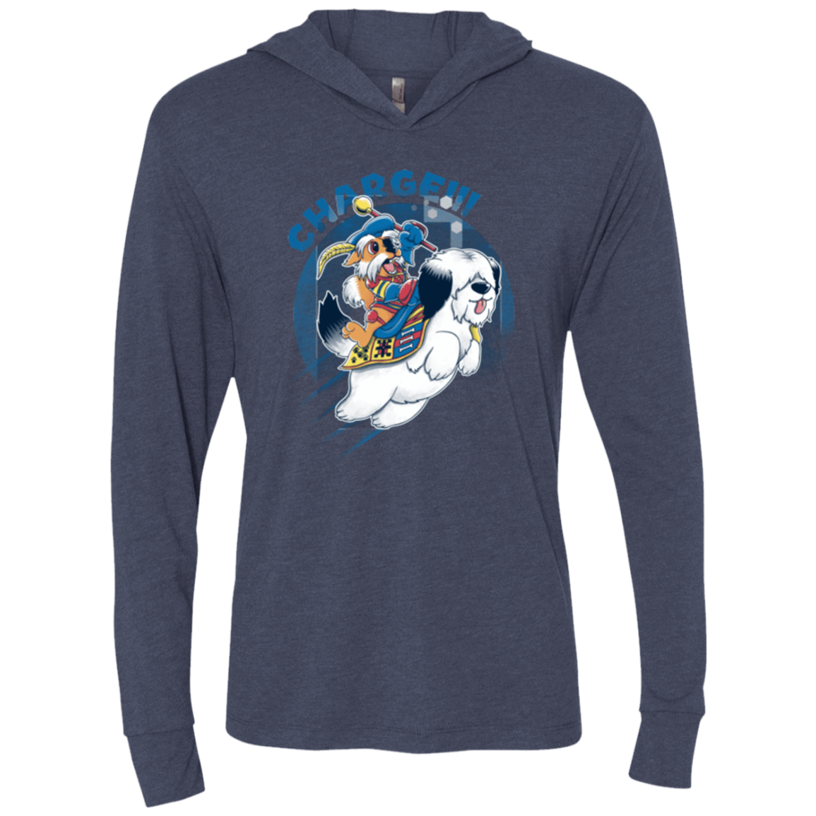 T-Shirts Vintage Navy / X-Small Charge Triblend Long Sleeve Hoodie Tee