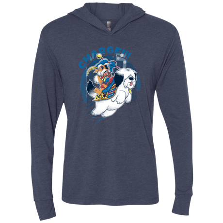 T-Shirts Vintage Navy / X-Small Charge Triblend Long Sleeve Hoodie Tee