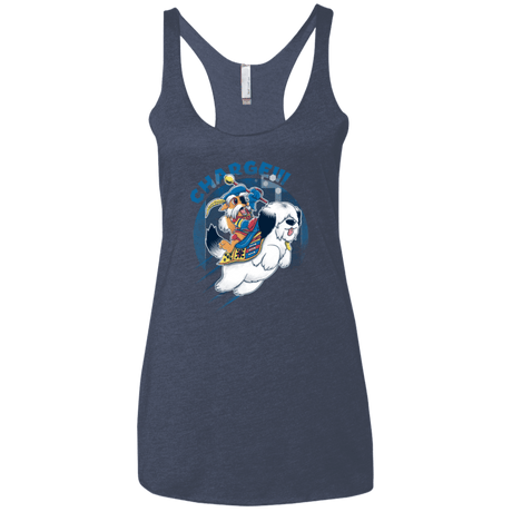 T-Shirts Vintage Navy / X-Small Charge Women's Triblend Racerback Tank