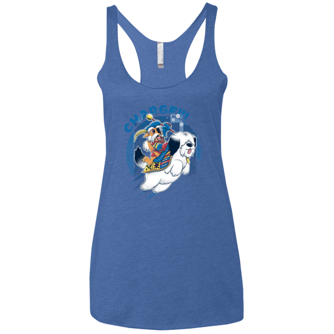 T-Shirts Vintage Royal / X-Small Charge Women's Triblend Racerback Tank