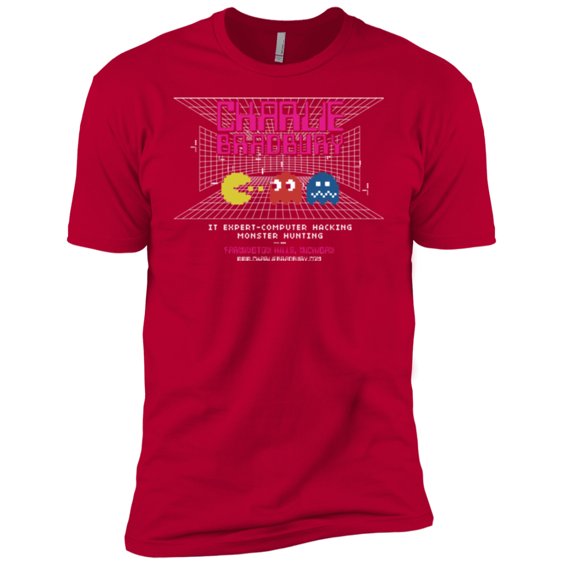 T-Shirts Red / YXS Charlie Bradbury IT Boys Premium T-Shirt