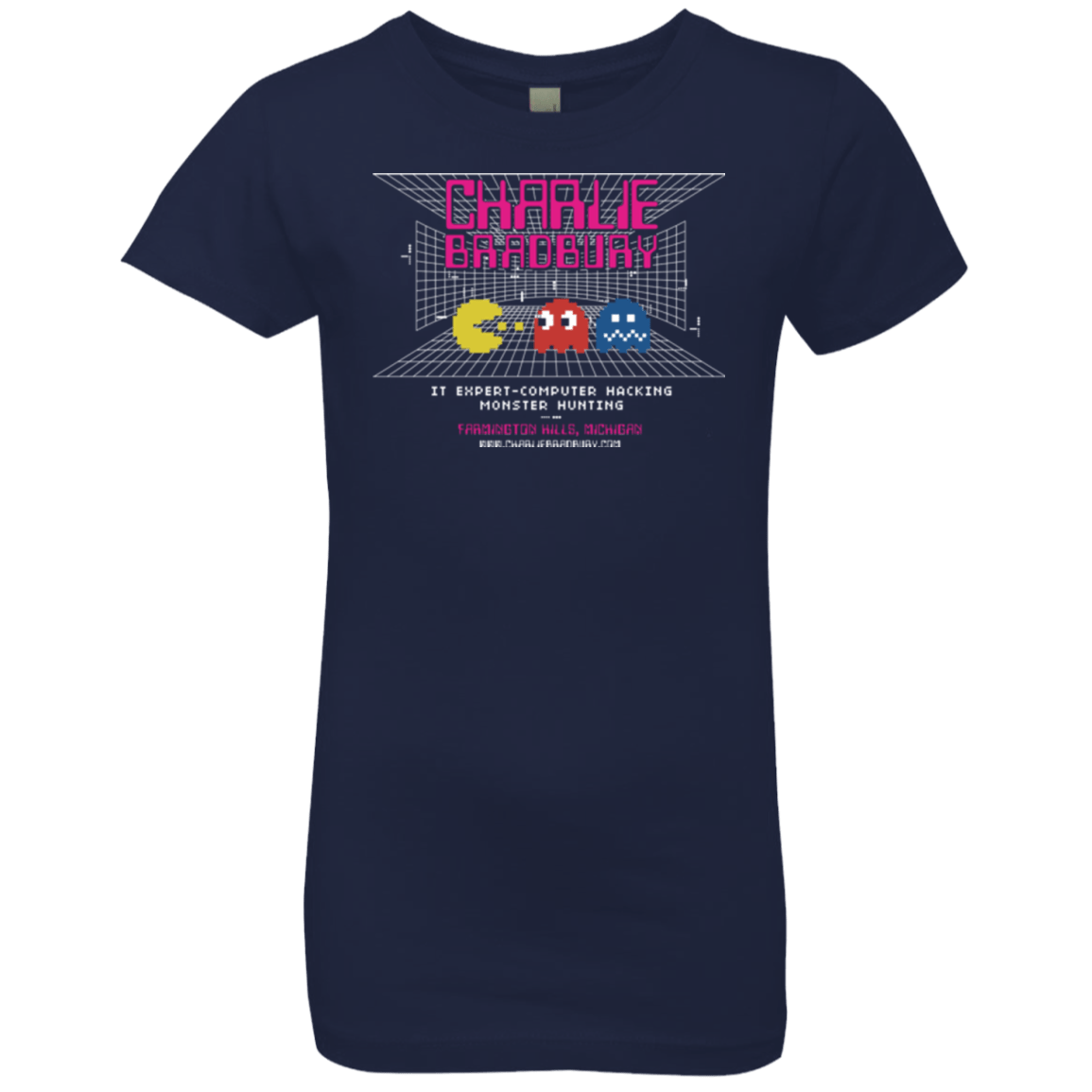 T-Shirts Midnight Navy / YXS Charlie Bradbury IT Girls Premium T-Shirt