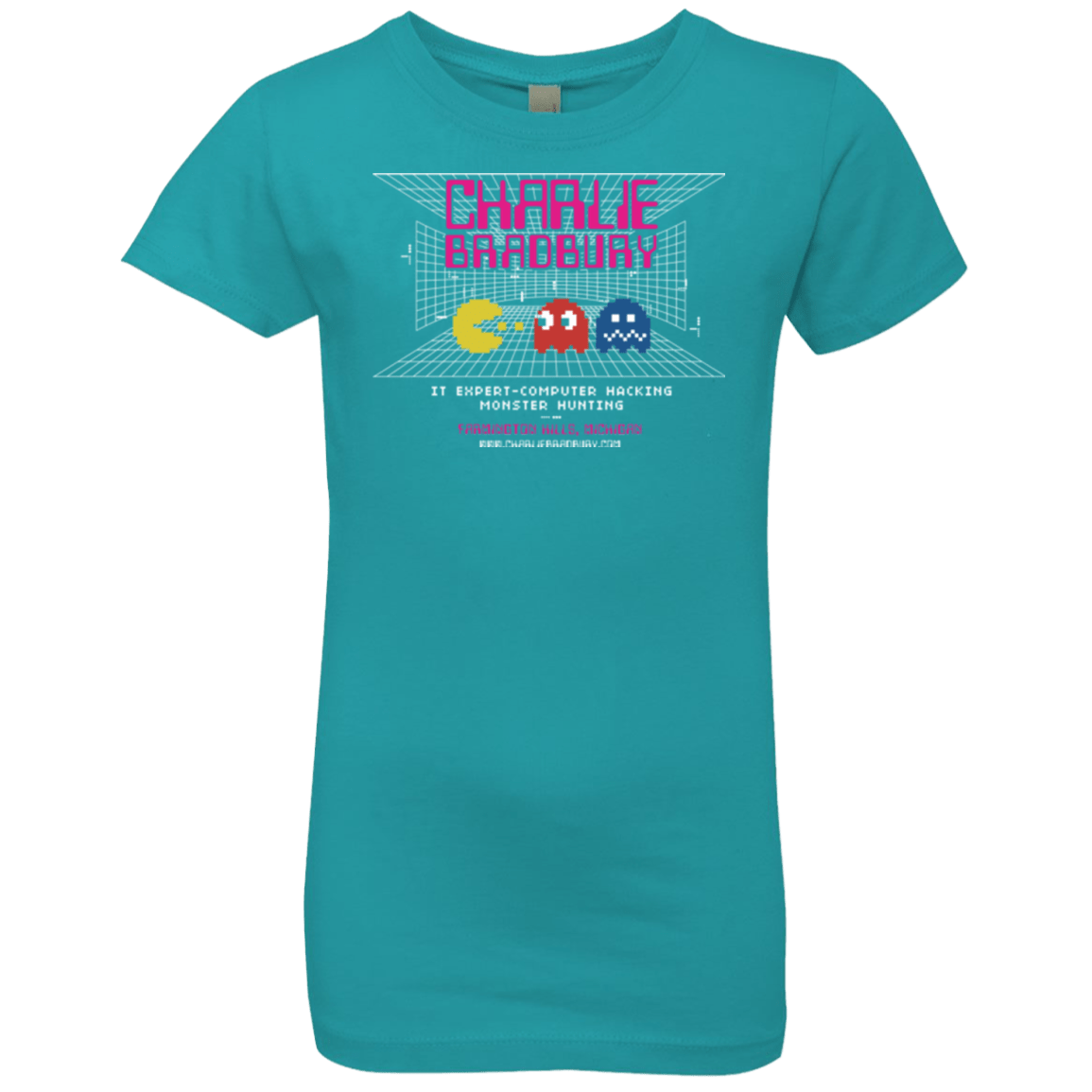 T-Shirts Tahiti Blue / YXS Charlie Bradbury IT Girls Premium T-Shirt