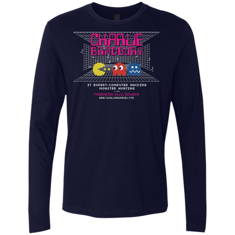 T-Shirts Midnight Navy / Small Charlie Bradbury IT Men's Premium Long Sleeve