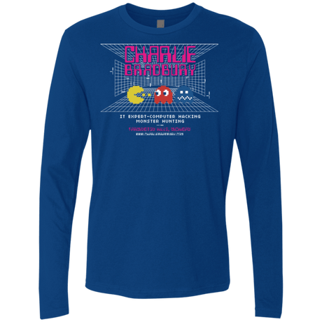 T-Shirts Royal / Small Charlie Bradbury IT Men's Premium Long Sleeve