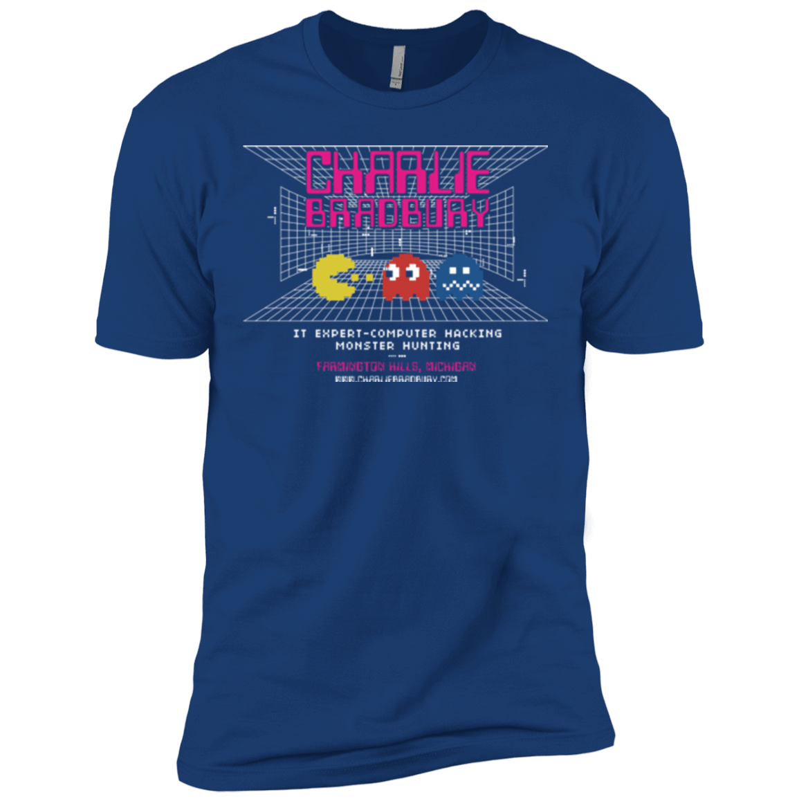 T-Shirts Royal / X-Small Charlie Bradbury IT Men's Premium T-Shirt