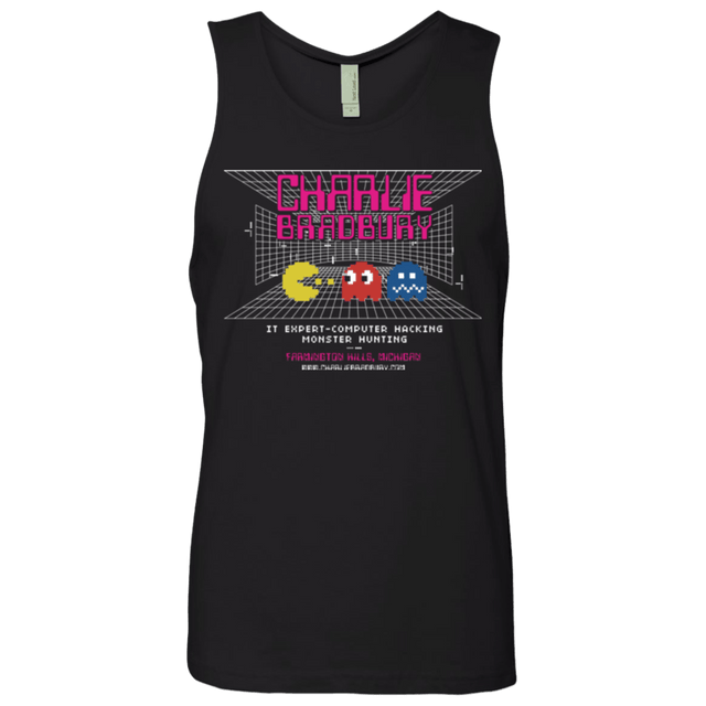 T-Shirts Black / Small Charlie Bradbury IT Men's Premium Tank Top