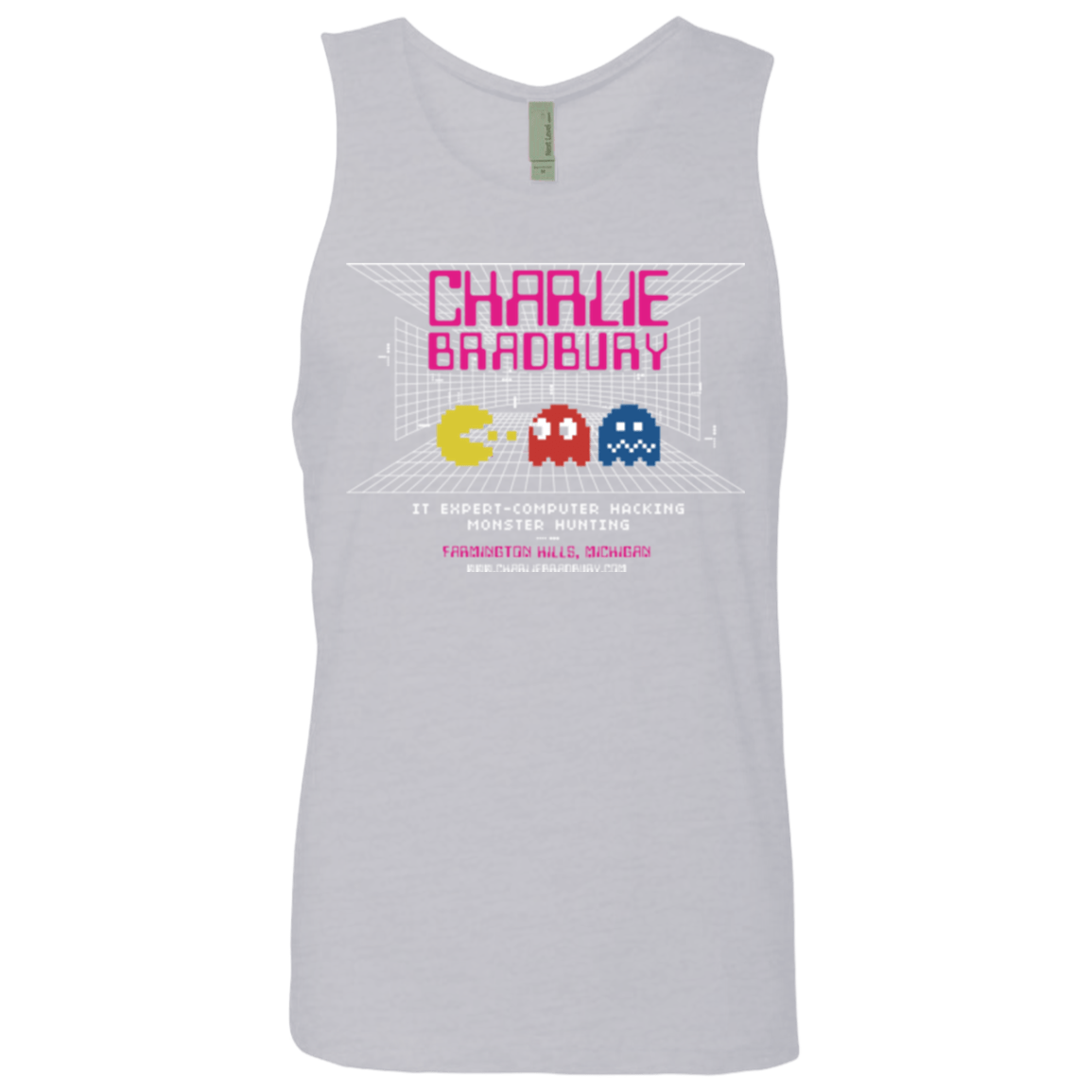 T-Shirts Heather Grey / Small Charlie Bradbury IT Men's Premium Tank Top