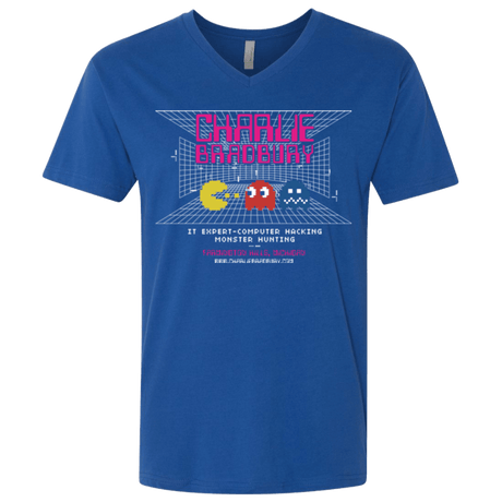 T-Shirts Royal / X-Small Charlie Bradbury IT Men's Premium V-Neck