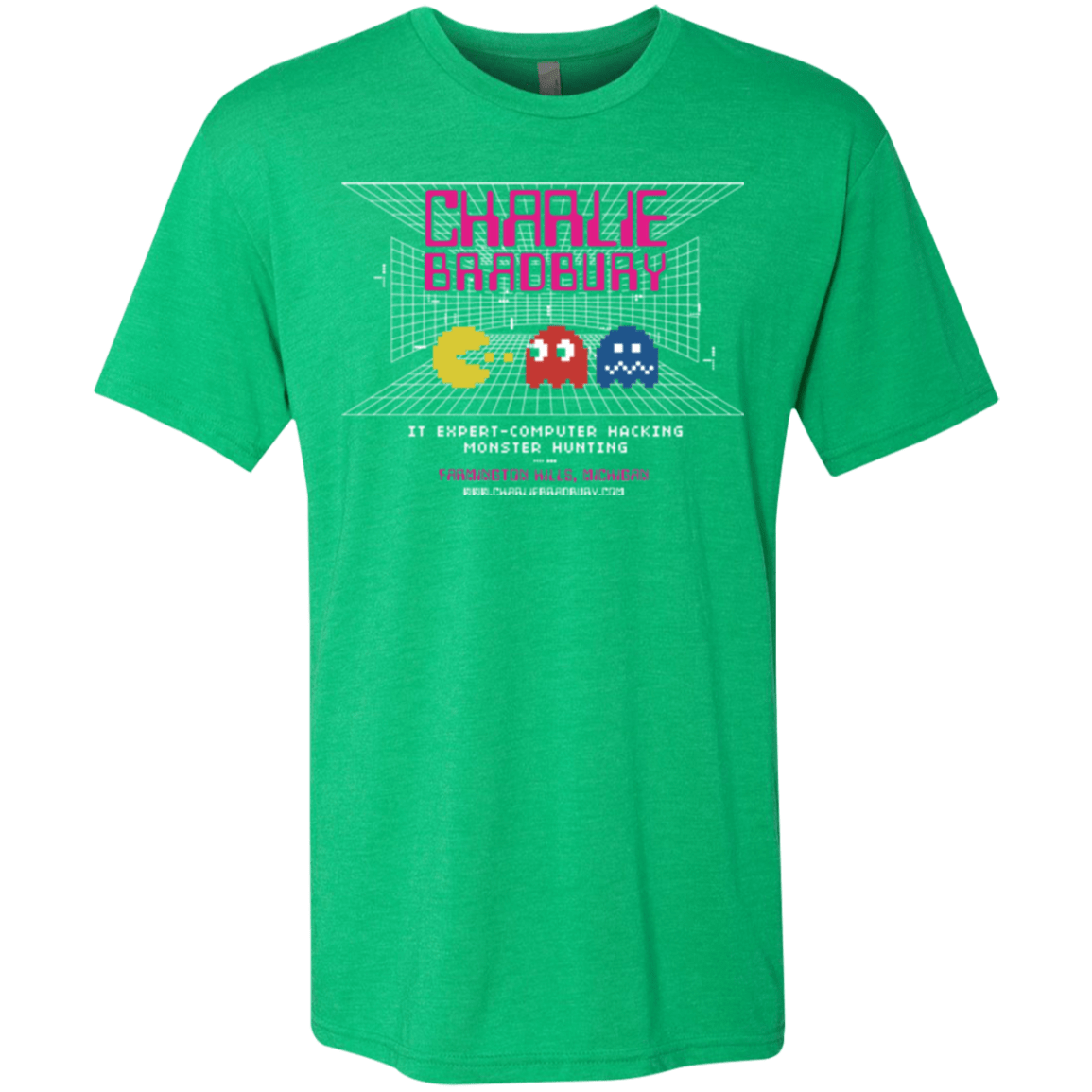 T-Shirts Envy / Small Charlie Bradbury IT Men's Triblend T-Shirt