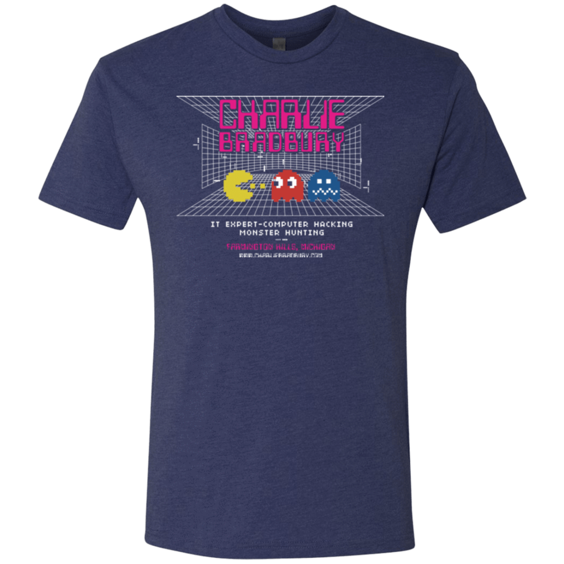 T-Shirts Vintage Navy / Small Charlie Bradbury IT Men's Triblend T-Shirt