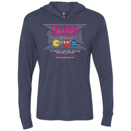 T-Shirts Vintage Navy / X-Small Charlie Bradbury IT Triblend Long Sleeve Hoodie Tee