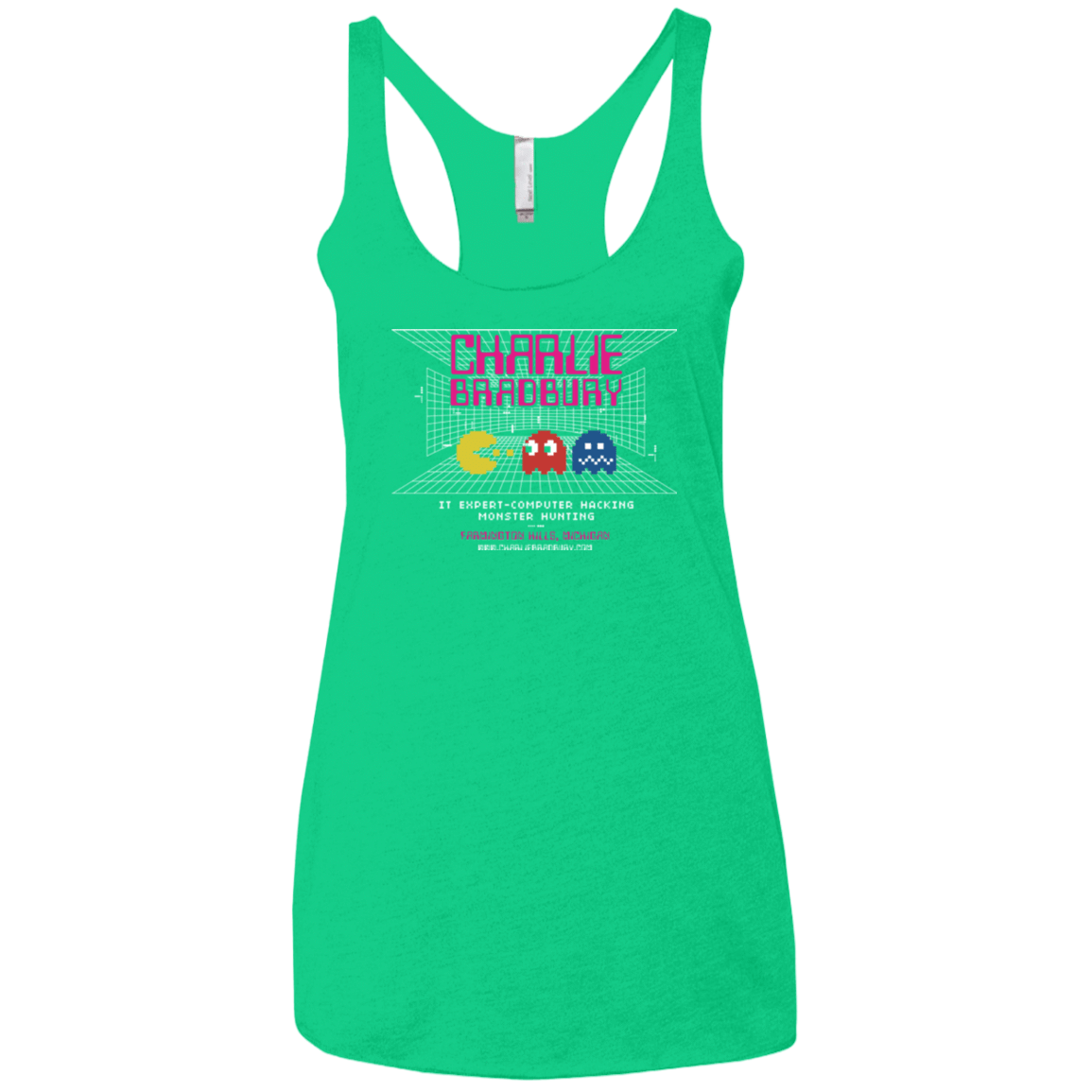 T-Shirts Envy / X-Small Charlie Bradbury IT Women's Triblend Racerback Tank