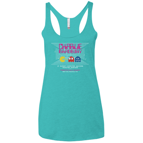 T-Shirts Tahiti Blue / X-Small Charlie Bradbury IT Women's Triblend Racerback Tank