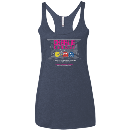 T-Shirts Vintage Navy / X-Small Charlie Bradbury IT Women's Triblend Racerback Tank