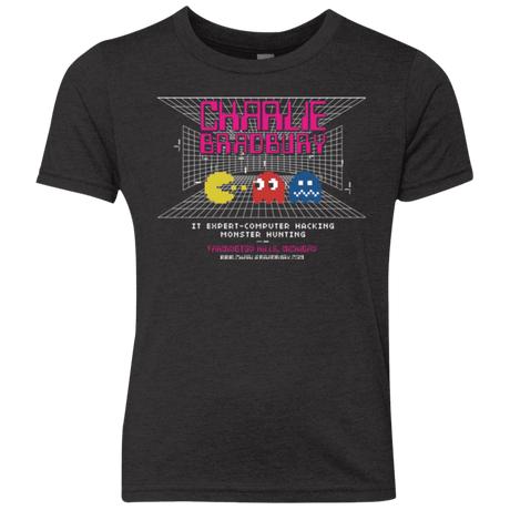 T-Shirts Vintage Black / YXS Charlie Bradbury IT Youth Triblend T-Shirt