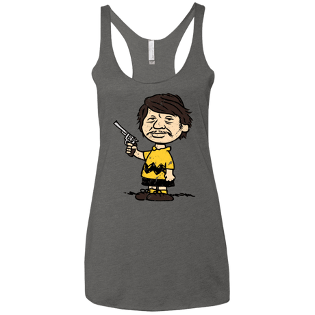 T-Shirts Premium Heather / X-Small Charlie Brownson Women's Triblend Racerback Tank