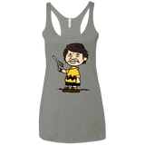 T-Shirts Venetian Grey / X-Small Charlie Brownson Women's Triblend Racerback Tank