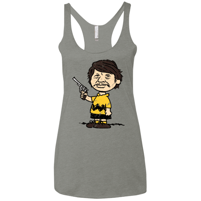T-Shirts Venetian Grey / X-Small Charlie Brownson Women's Triblend Racerback Tank